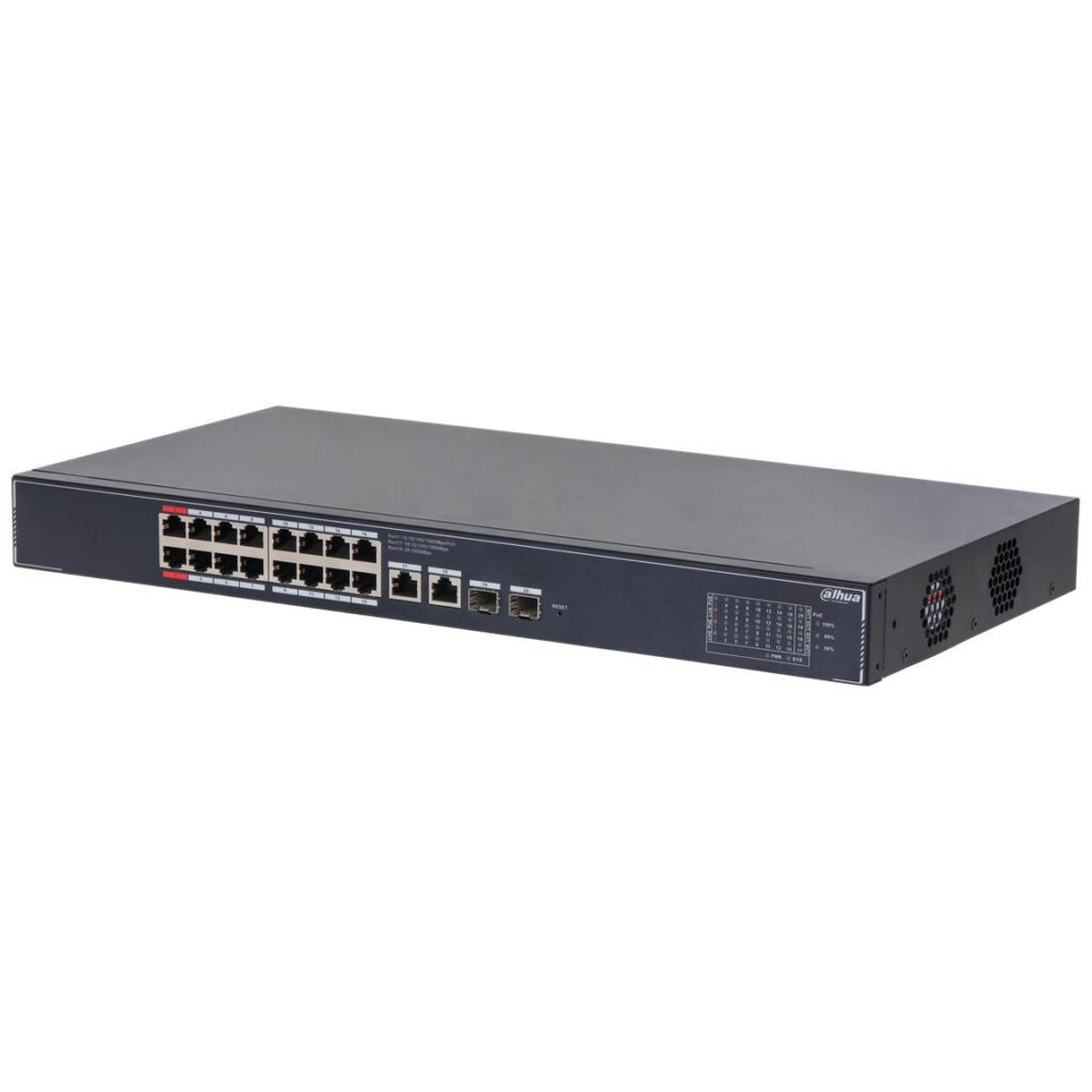 Switch|DAHUA|DH-SG4020LP|Type L2|PoE ports 16|190 Watts|SG4020LP