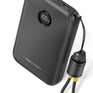 AKUPANK USB 10000MAH 22.5W/BLACK FKAB0-C VENTION