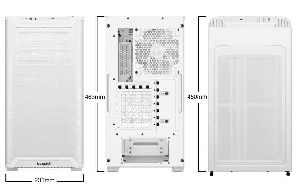 Case|BE QUIET|PURE BASE 501 LX|MidiTower|Case product features Transparent panel|Not included|ATX|MicroATX|MiniITX|Colour White|BGW79
