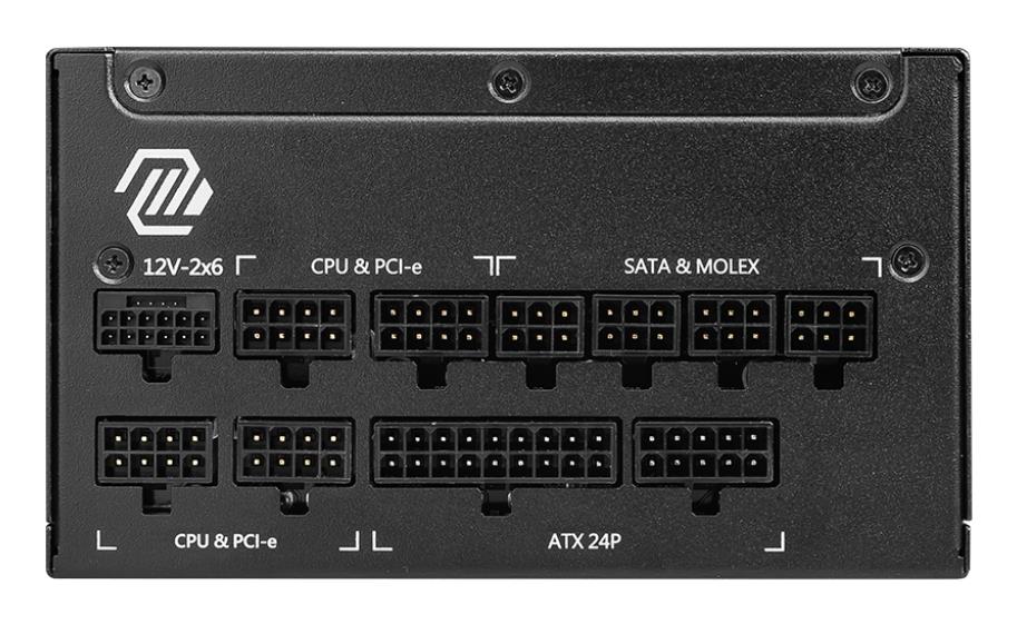 Power Supply|MSI|MAG A1000GL PCIE5 II|ATX 3.1|1000 Watts|Efficiency 80 P...