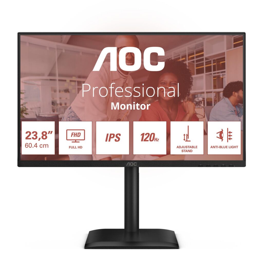 LCD Monitor|AOC| 60.5 cm (23.8″)|1920 x 1080 pixels|Full HD|Native...