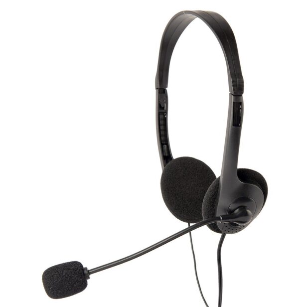 KÕRVAKLAPID STEREO/BLACK MHS-123 GEMBIRD