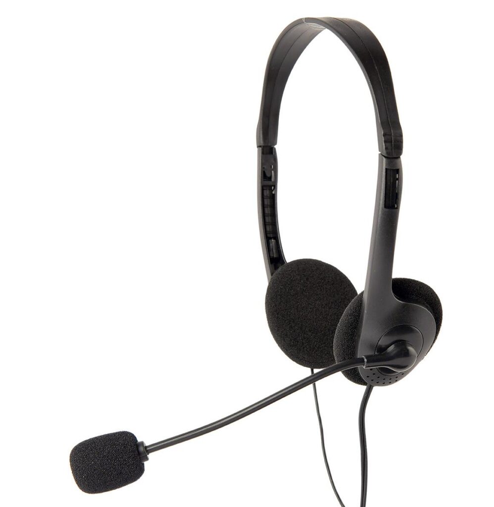 KÕRVAKLAPID STEREO/BLACK MHS-123 GEMBIRD