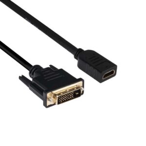 KAABEL DVI-D TO HDMI 2M/M/F CAC-1211 CLUB3D
