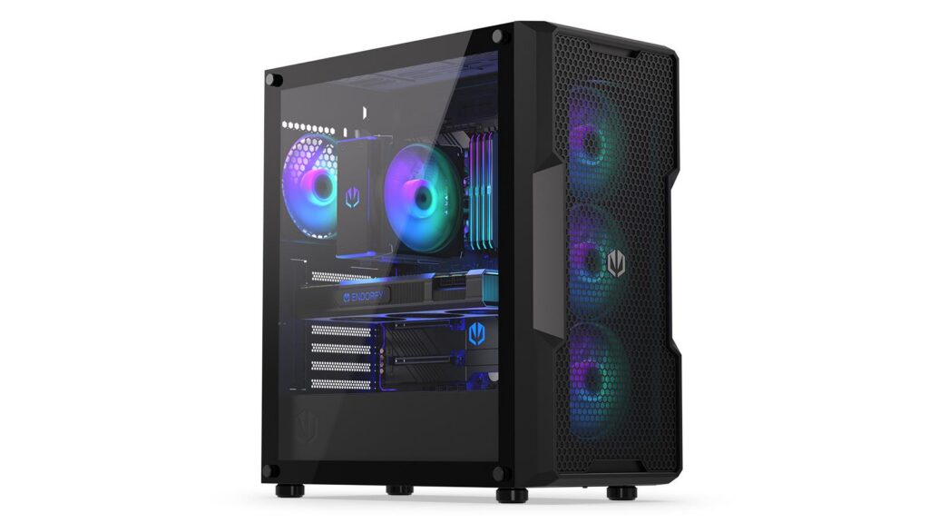 Case|ENDORFY|Regnum 400 ARGB|MidiTower|Case product features Transparent panel|Not included|ATX|MicroATX|MiniITX|Colour Black|EY2A009