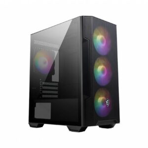 Case|MSI|MAG FORGE M100R|Micro|Not included|MicroATX|MiniITX|Colour Black|MAGFORGEM100R