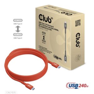KAABEL USB-C TO USB-C 4M/M/M CAC-1515 CLUB3D