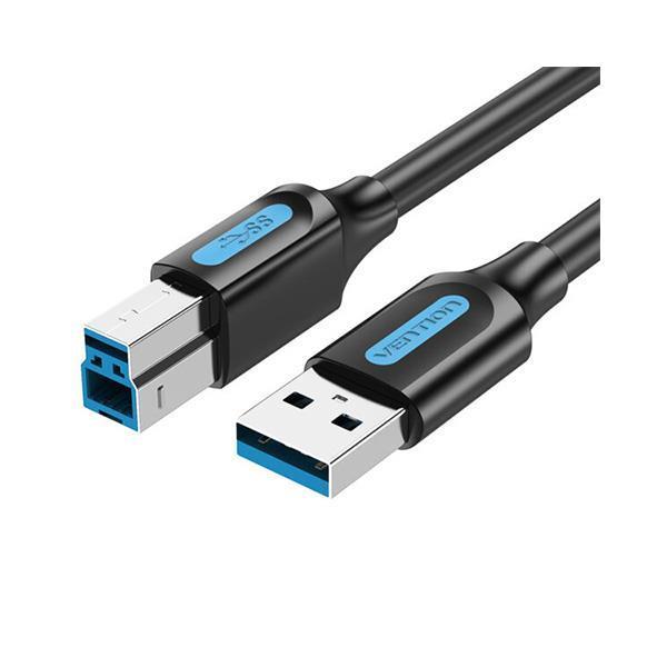 KAABEL USB2.0 MALE TO MALE/1.5M BLACK COQBG VENTION