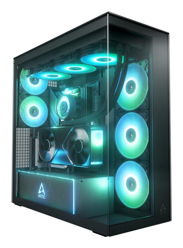 Case|ARCTIC|Xtender VG (Mirror Black)|Case product features Transparent ...