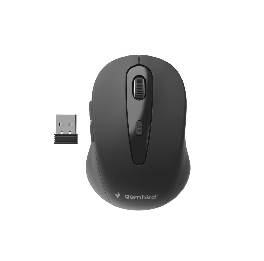 Hiir USB OPTICAL WRL/BLACK MUSW-6B-01 GEMBIRD