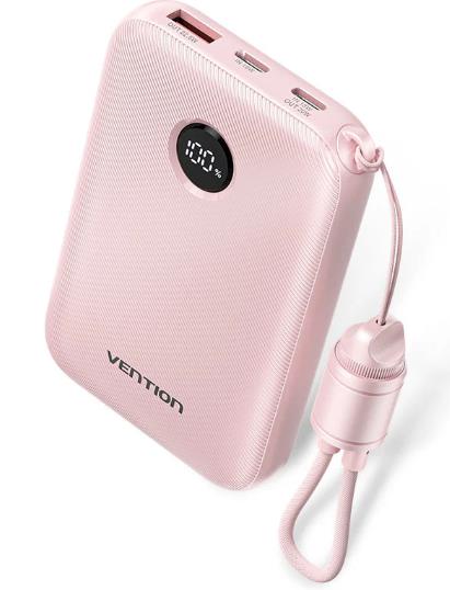 AKUPANK USB 10000MAH 22.5W/PINK FKAP0-C VENTION