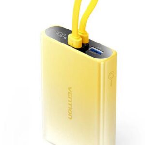 AKUPANK USB 10000MAH 22.5W/YELLOW FHZY0 VENTION