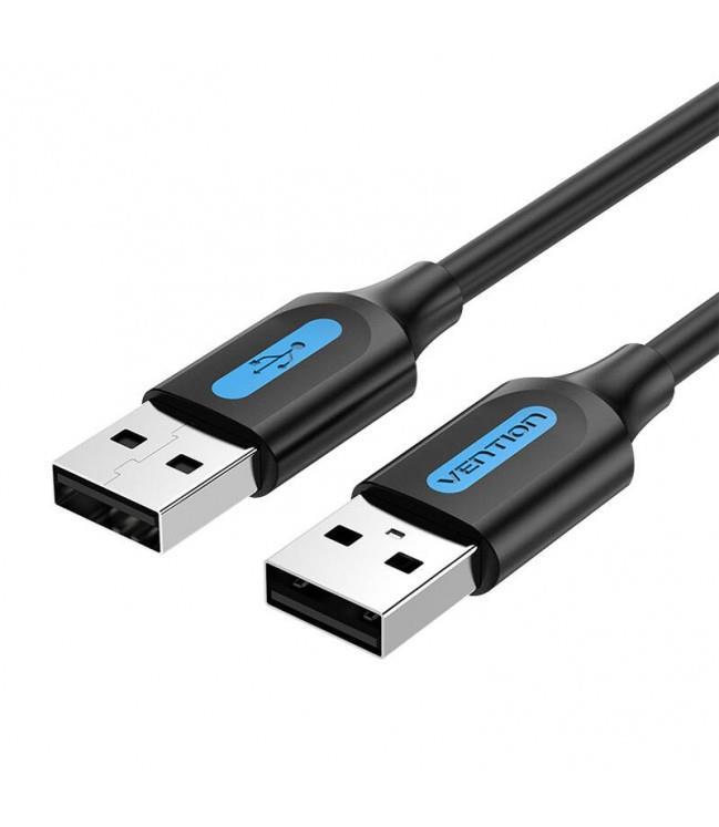 KAABEL USB2.0 MALE TO MALE/1.5M BLACK COJBG VENTION
