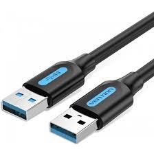 KAABEL USB3.0 MALE TO MALE/0.5M BLACK CONBD VENTION