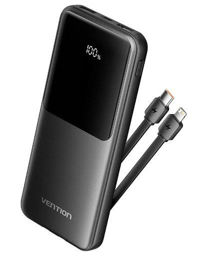 AKUPANK USB 10000MAH 22.5W/BLACK FHOB0 VENTION