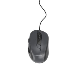 Hiir USB OPTICAL BLACK/GREY/MUS-6B-01-BG GEMBIRD