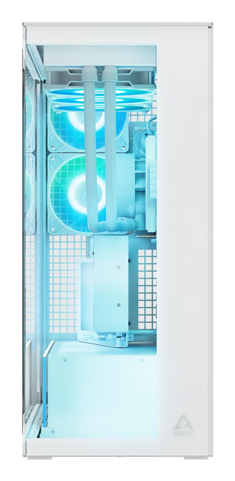 Case|ARCTIC|Xtender VG (White)|Case product features Transparent panel|N...
