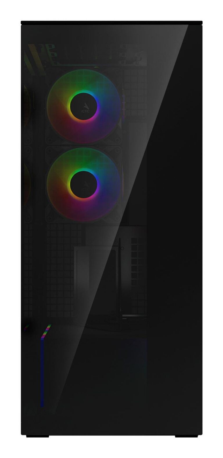 Case|ARCTIC|Xtender VG (Black)|Case product features Transparent panel|N...