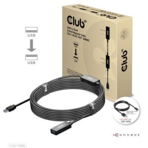 KAABEL USB3.2 REPEATER 15M/M/F CAC-1406 CLUB3D