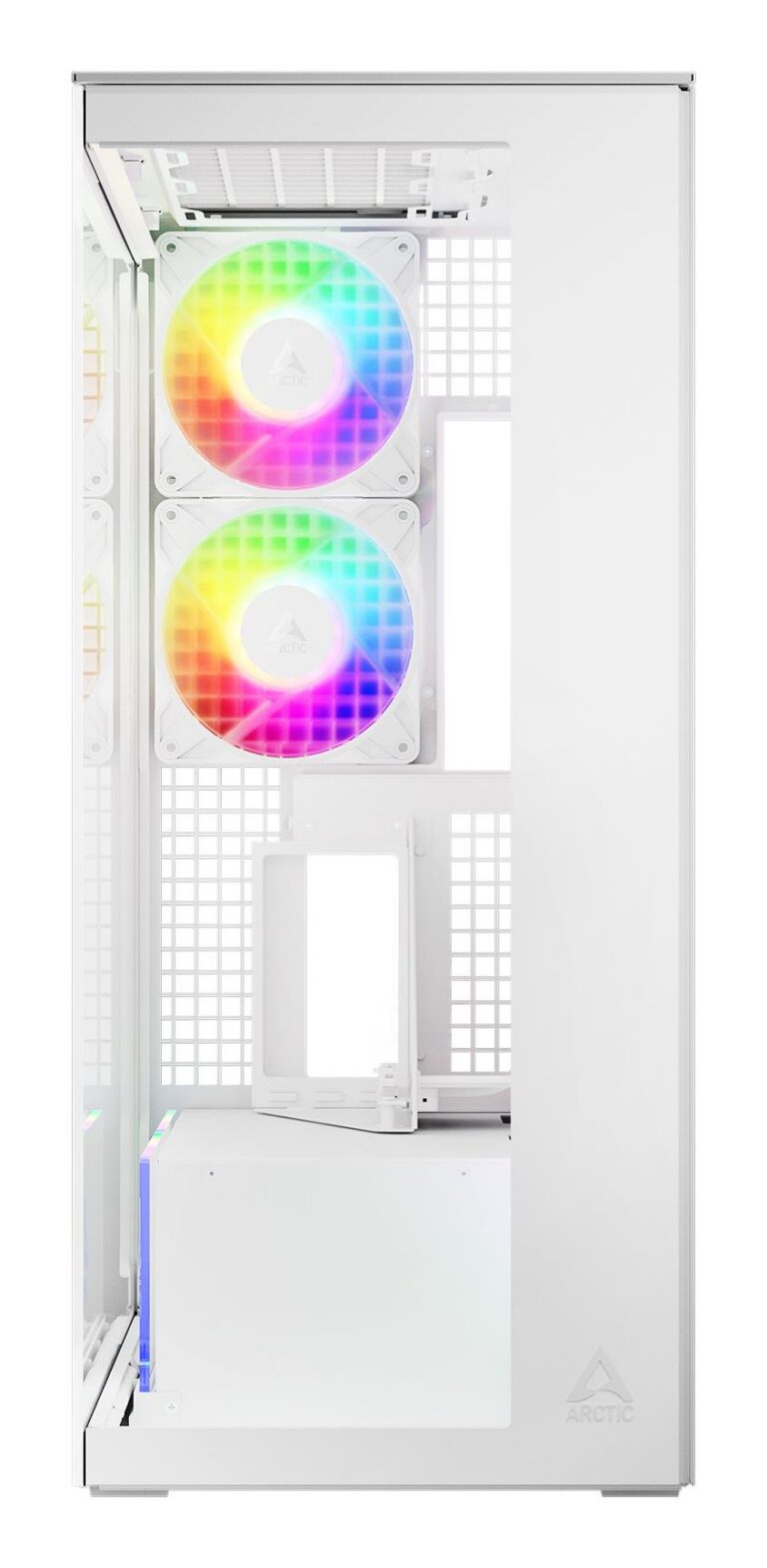 Case|ARCTIC|Xtender VG (White)|Case product features Transparent panel|N...