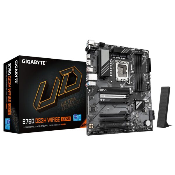 Emaplaat|GIGABYTE|Intel B760 Express|LGA1700|ATX|Memory DDR5|Memory slo...