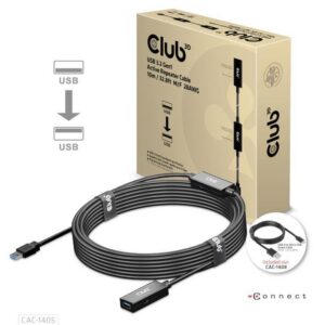 KAABEL USB3.2 REPEATER 10M/M/F CAC-1405 CLUB3D
