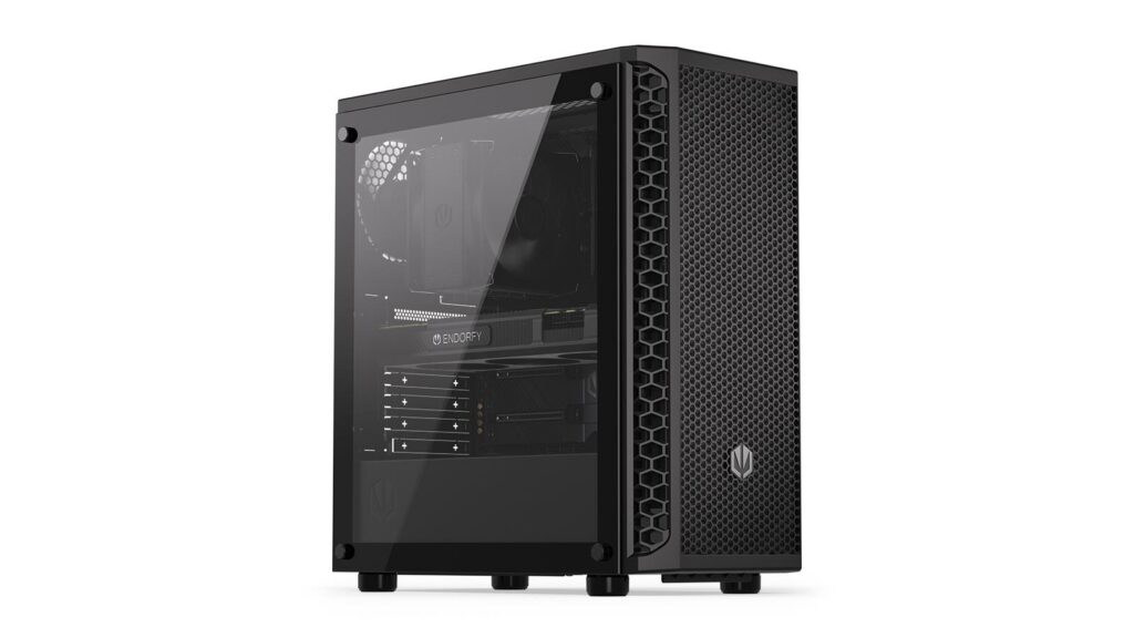 Case|ENDORFY|Signum 300 Air|MidiTower|Case product features Transparent panel|Not included|ATX|MicroATX|MiniITX|Colour Black|EY2A005