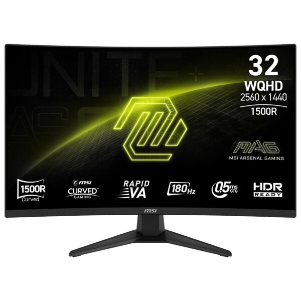 LCD Monitor|MSI|MAG 321CQF E18|31.5″|Mänguri/Curved|Panel VA|2560&#...