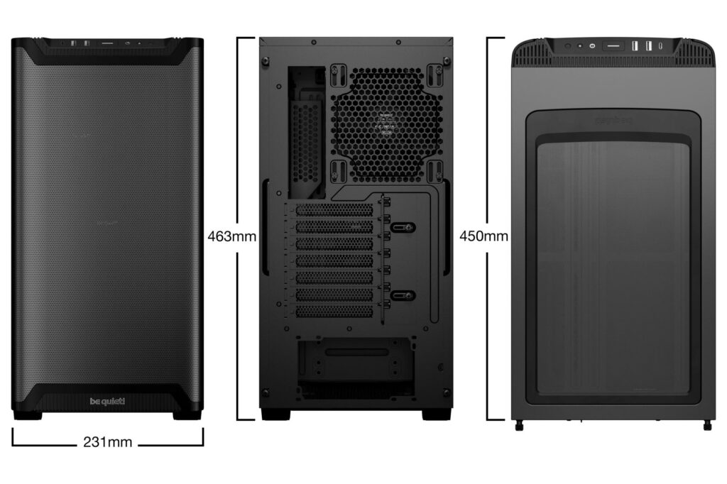Case|BE QUIET|PURE BASE 501|MidiTower|Not included|ATX|MicroATX|MiniITX|...