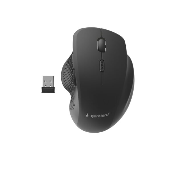 Hiir USB OPTICAL WRL BLACK/MUSW-6B-02 GEMBIRD