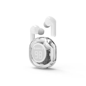 KÕRVAKLAPID BLUETOOTH/WHITE TWST-01-W GEMBIRD