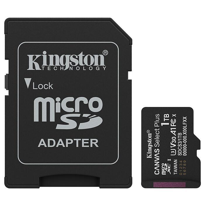 MÄLUKAART SDXC 1TB UHS-I/W/ADAPTER SDCS3/1TB KINGSTON