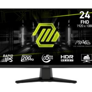 LCD Monitor|MSI|MAG 242F|23.8″|Mänguri|Matte|Panel IPS|1920×10...
