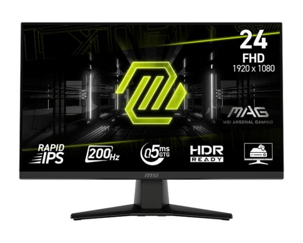 LCD Monitor|MSI|MAG 242F|23.8″|Mänguri|Matte|Panel IPS|1920×10...