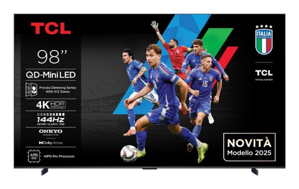 Televiisor|TCL|98 “|4K Ultra HD|3840 x 2160 pixels|Flat|16:9|QD-Mini L...