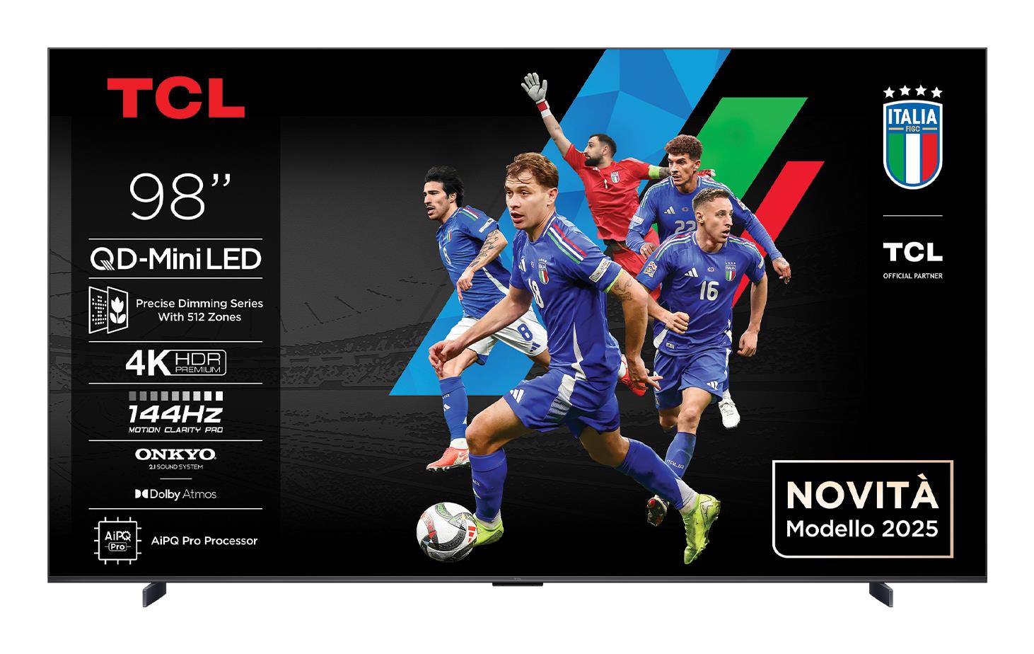 TV Set|TCL|98 “|4K Ultra HD|3840 x 2160 pixels|Flat|16:9|QD-Mini L...