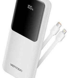 AKUPANK USB 10000MAH 22.5W/WHITE FHOW0 VENTION