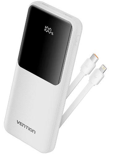 AKUPANK USB 10000MAH 22.5W/WHITE FHOW0 VENTION