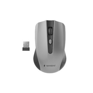 Hiir USB OPTICAL WRL BLACK/GREY MUSW-4B-04-BG GEMBIRD