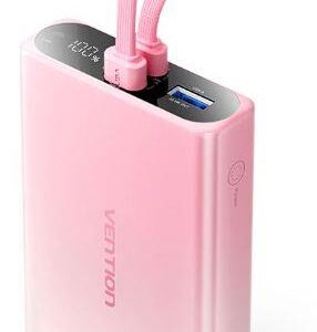 AKUPANK USB 10000MAH 22.5W/PINK FHZP0 VENTION