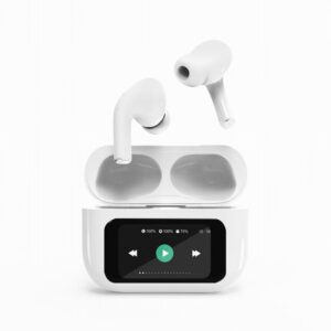 KÕRVAKLAPID BLUETOOTH/WHITE TWS-LCD-ANC-01-W GEMBIRD