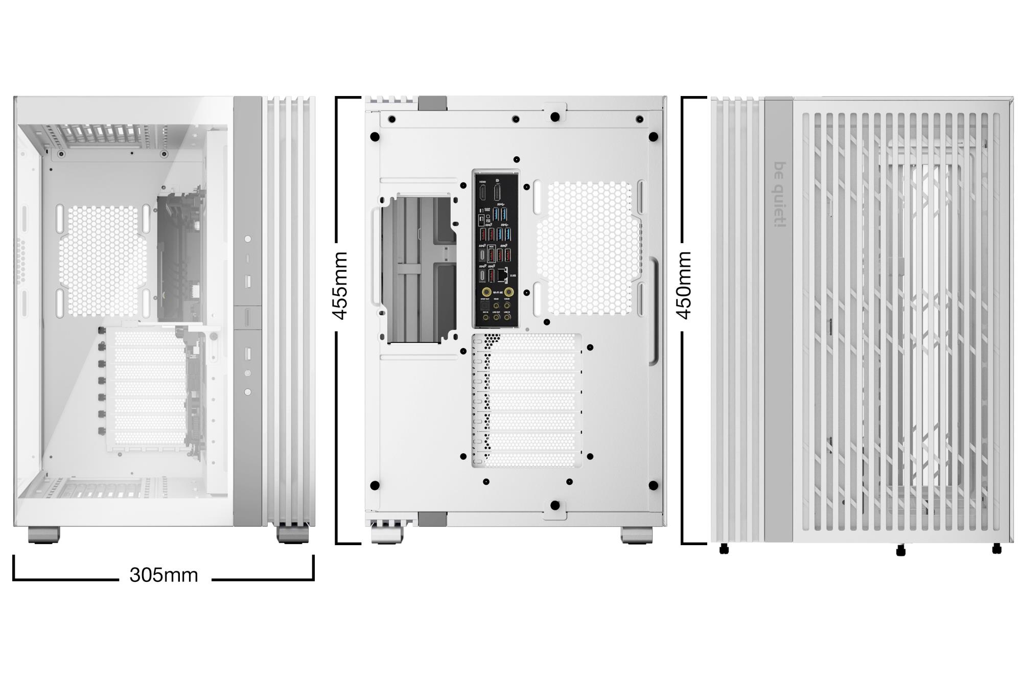 Case|BE QUIET|LIGHT BASE 600 DX|Tower|Case product features Transparent ...