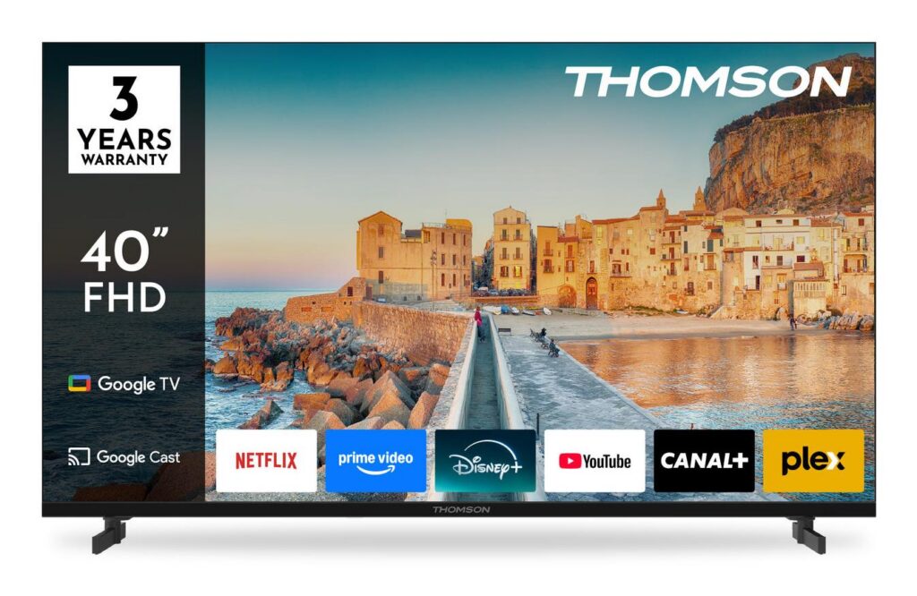 Televiisor|THOMSON|40 “|Full HD|1920 x 1080 pixels|Flat|16:9|LCD|4...