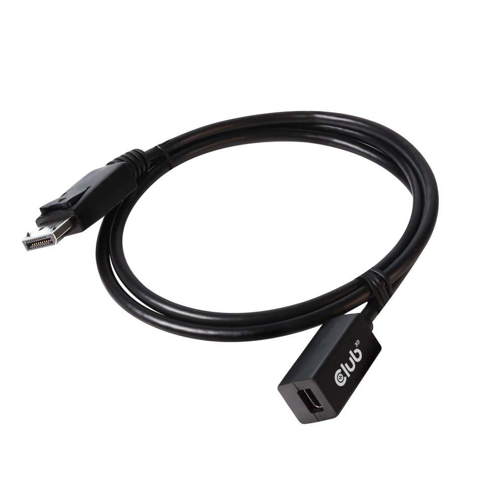 CABLE MINI DP TO DP 1M/M/F CAC-1120 CLUB3D