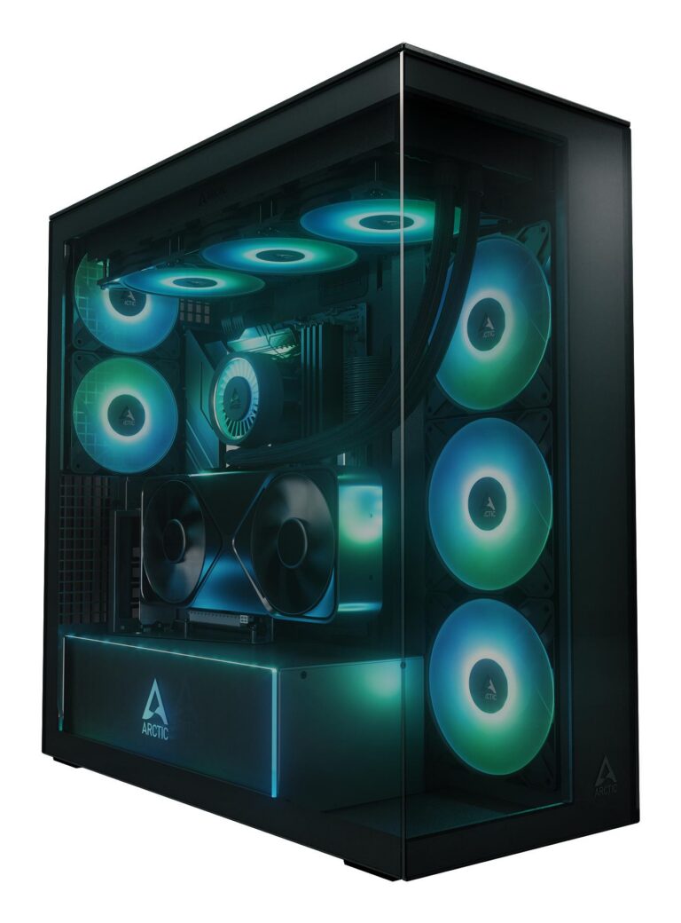 Case|ARCTIC|Xtender VG (Black)|Case product features Transparent panel|N...