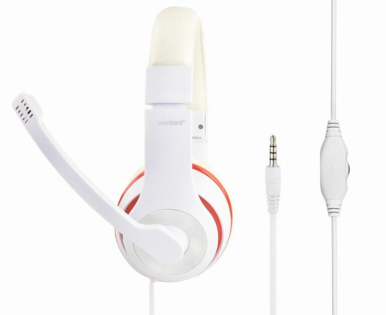 KÕRVAKLAPID STEREO WHITE/MHS-03-WTRD GEMBIRD
