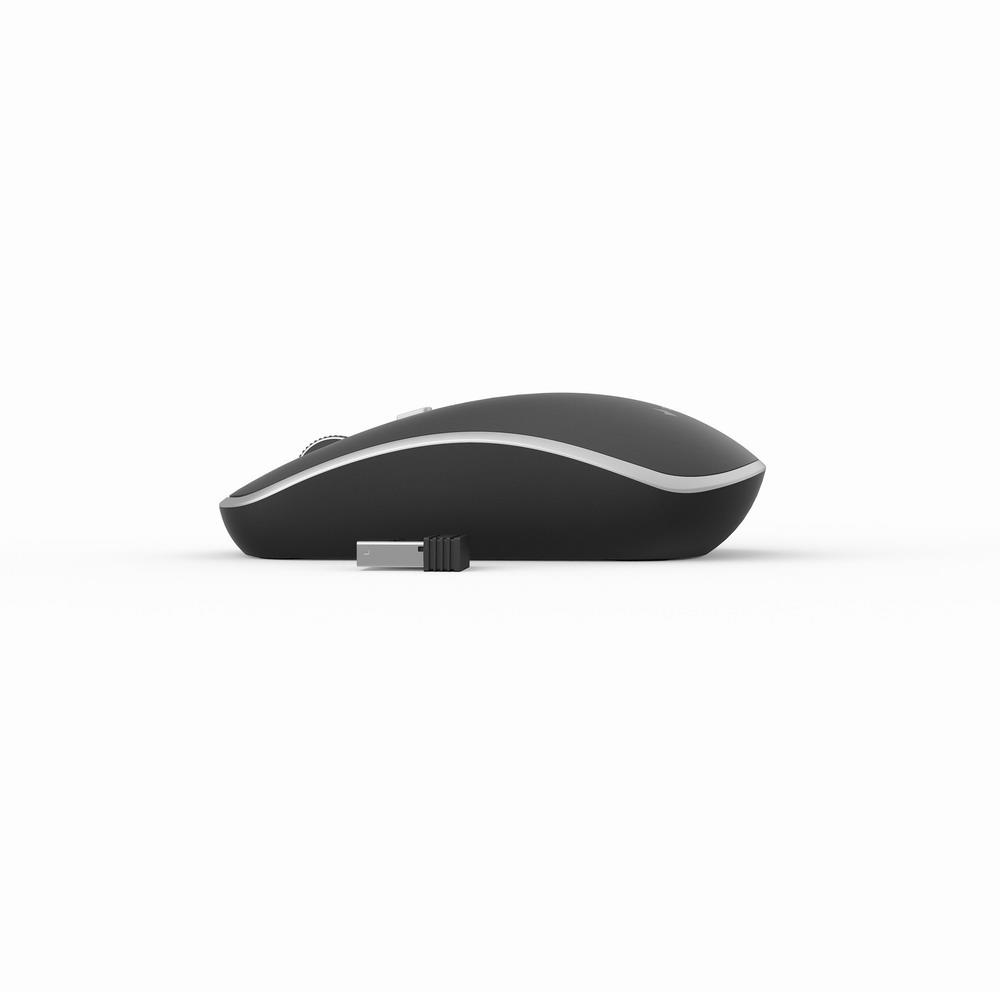 MOUSE USB OPTICAL WRL BLACK/SILVER MUSW-4B-06-BS GEMBIRD