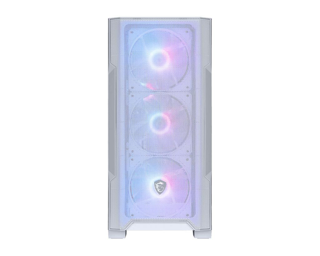 Case|MSI|MAG FORGE M100R / WHITE|Micro|Not included|MicroATX|MiniITX|Col...