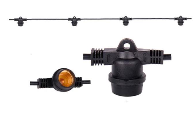 LAMP LED GARLAND GARDEN STRING/E27 10M VS-628 VISIONAL