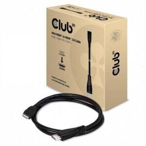 KAABEL MINI HDMI TO HDMI 1M/M/M CAC-1350 CLUB3D